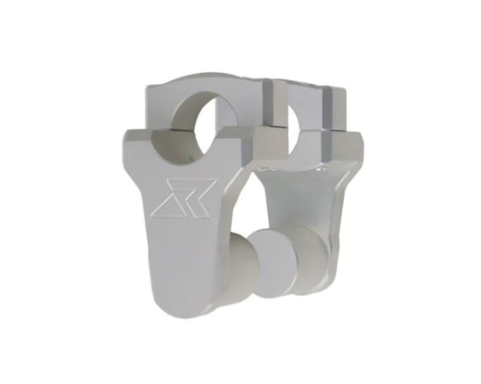 Pivoting Handlebar Risers 61mm Rise 31.75mm Anodized Clear For BMW R1300 GS/GSA-Rox Speed FX