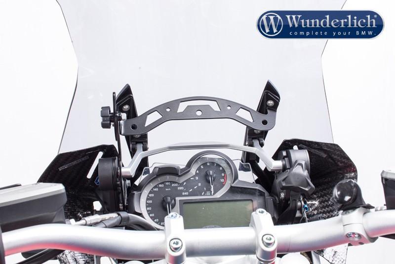 BMW R1200GS Ergonomics - Windscreen Reinforcement Brackets - Wunderlich