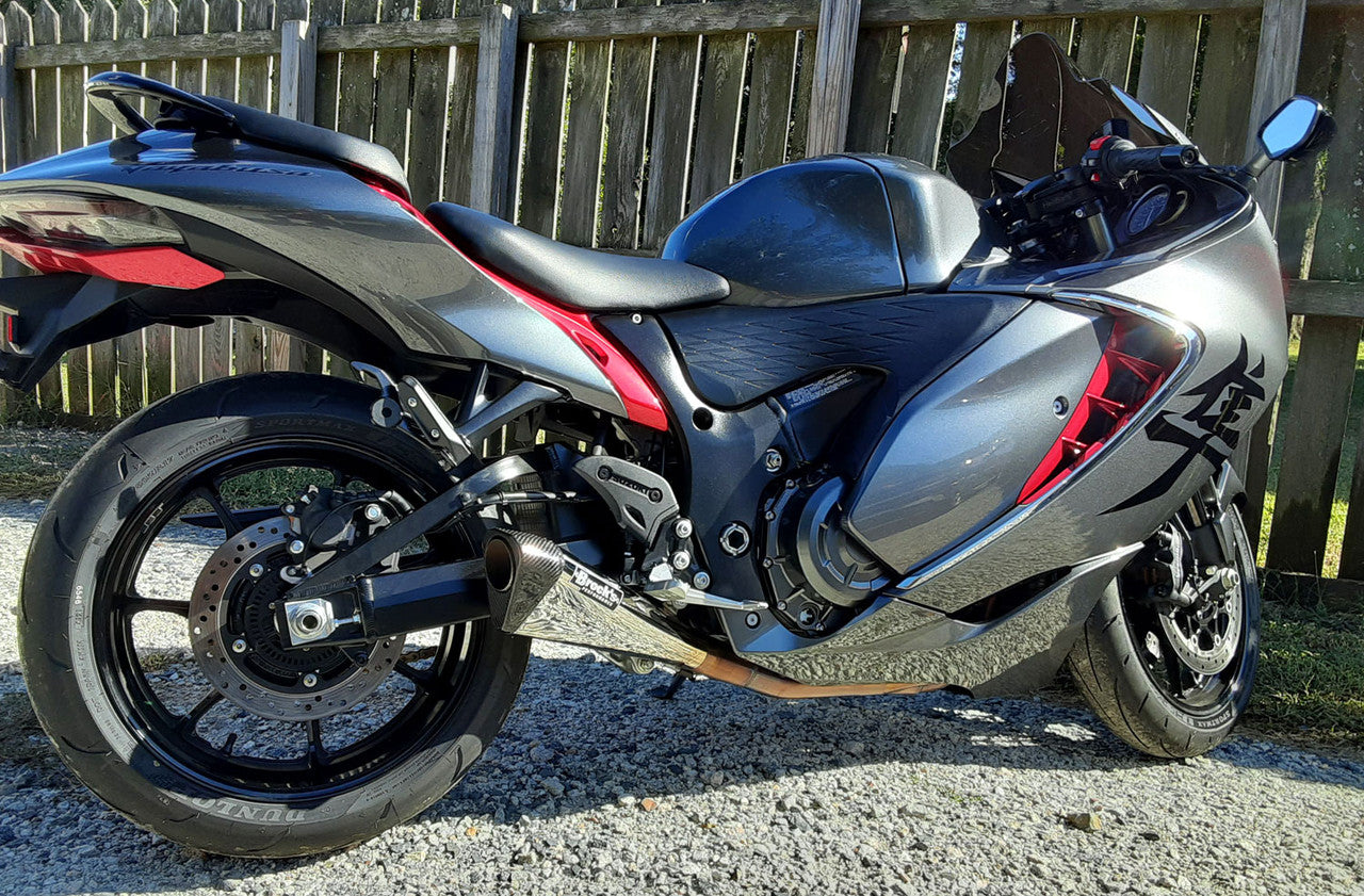 Penta-Carbon Full System 15" Muffler Suzuki Hayabusa (22-24) Polished