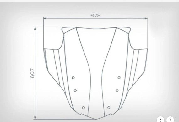 Windshield Screen Marathon For BMW K1600-Wunderlich