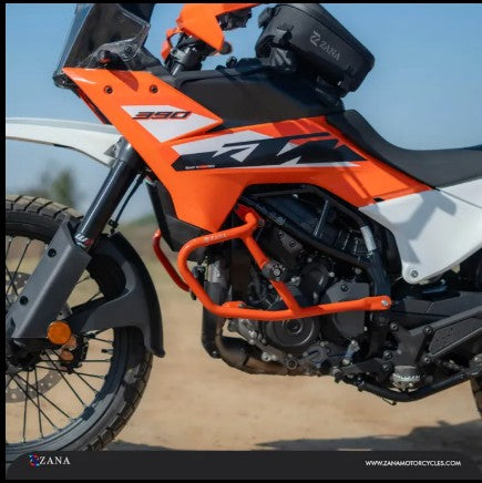 Crash Guard With Slider Orange-Zana