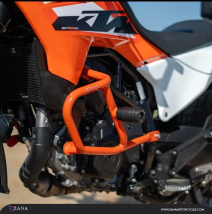Crash Guard With Slider Orange-Zana