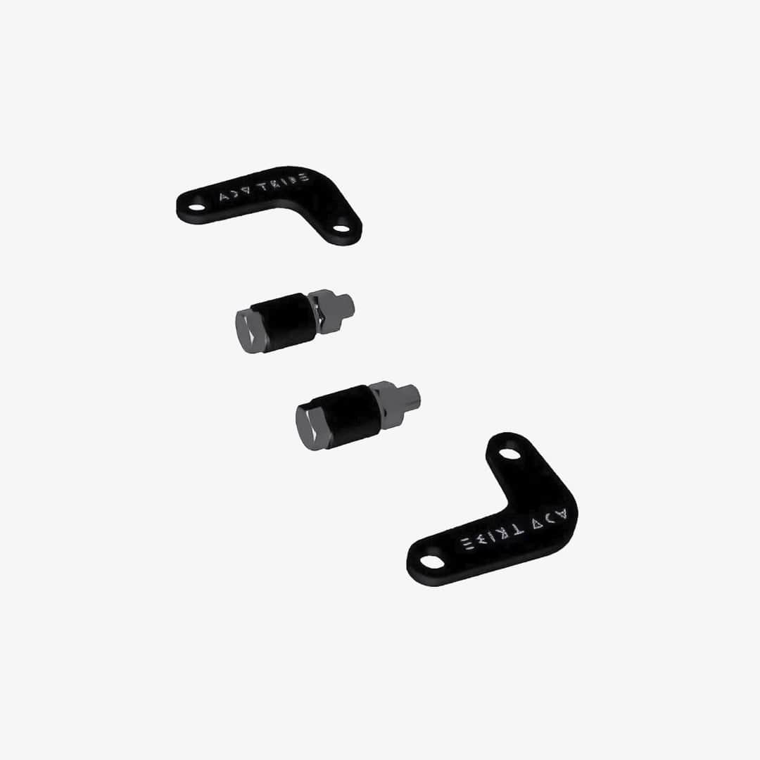 Universal Motorcycle Mirror extenders (L-R Set)
