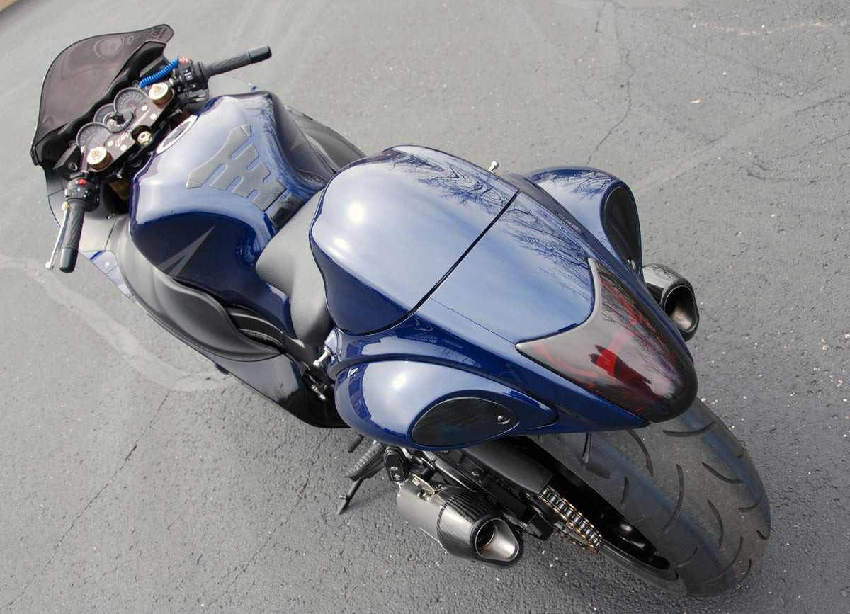 CT Dual Full System w/ 16" Muffler Hayabusa (08-20) - Brock's Performance