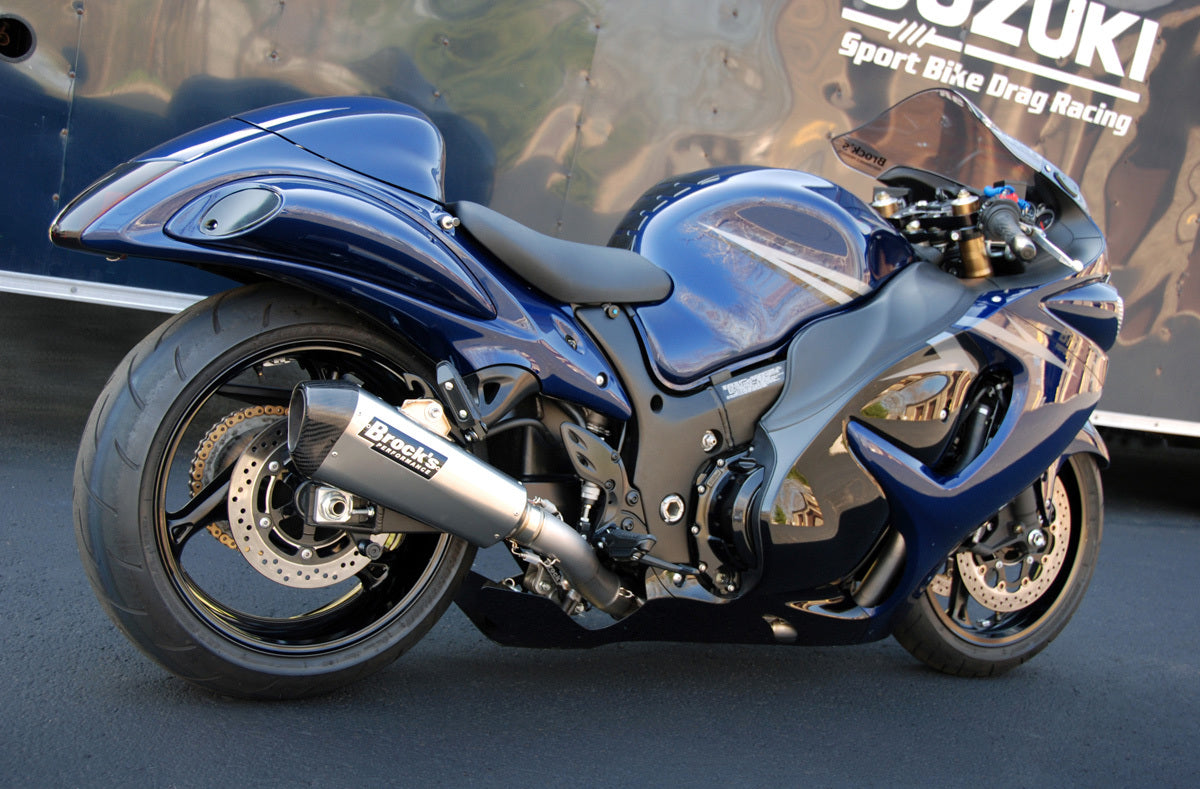 CT Single Full System w/ 16" Muffler Hayabusa (08-20) - Brock's Performance