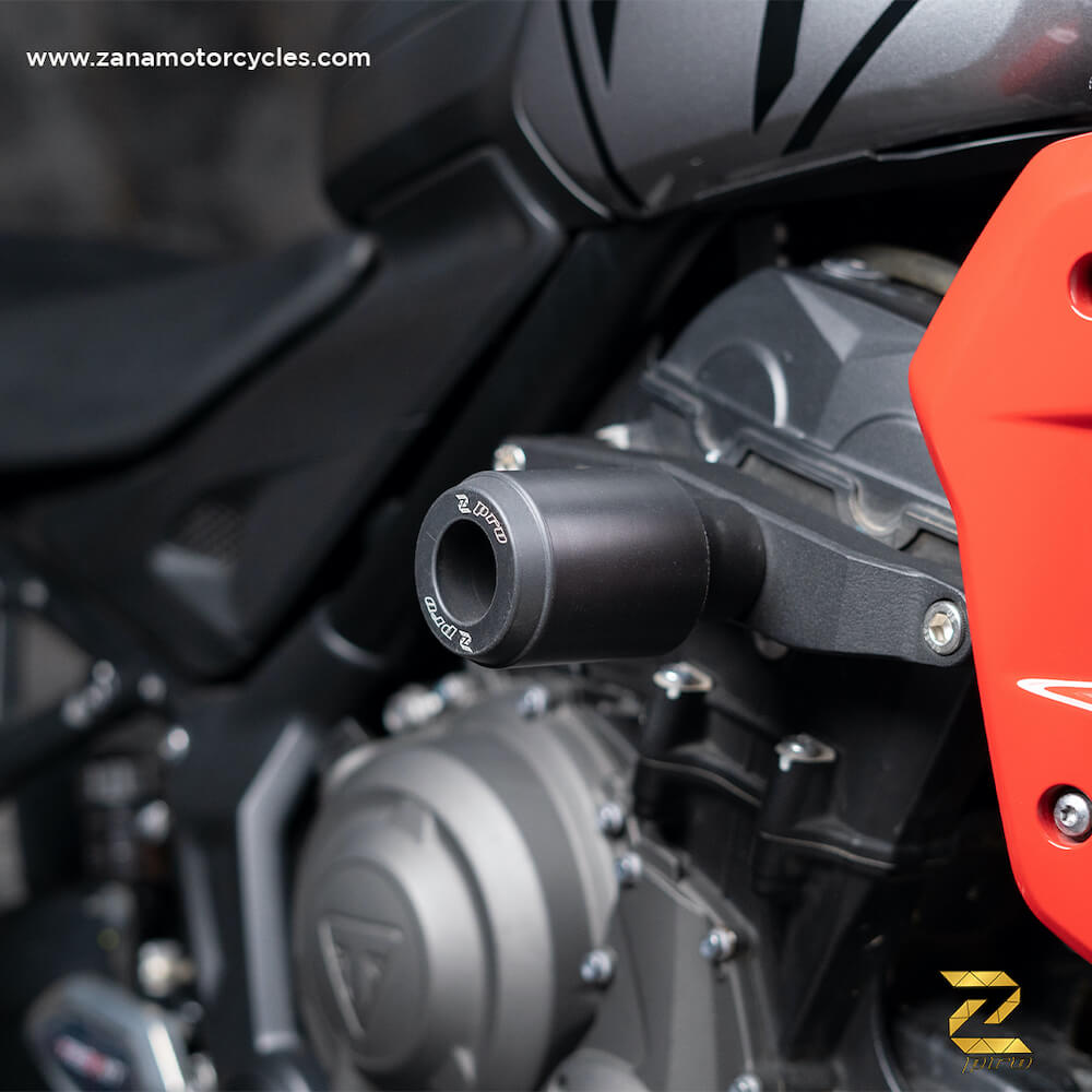 Triumph Trident 660 Protection - ZPro Frame Sliders - Zana