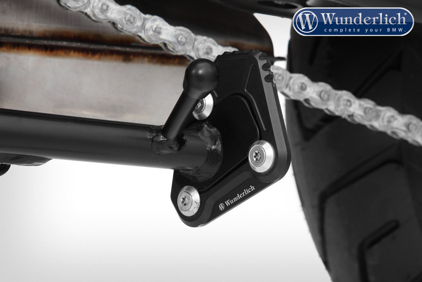 Side Stand Enlargement For BMW F900GS Adventure Series Ergonomics - 2024 Onwards - Wunderlich - 25855-002