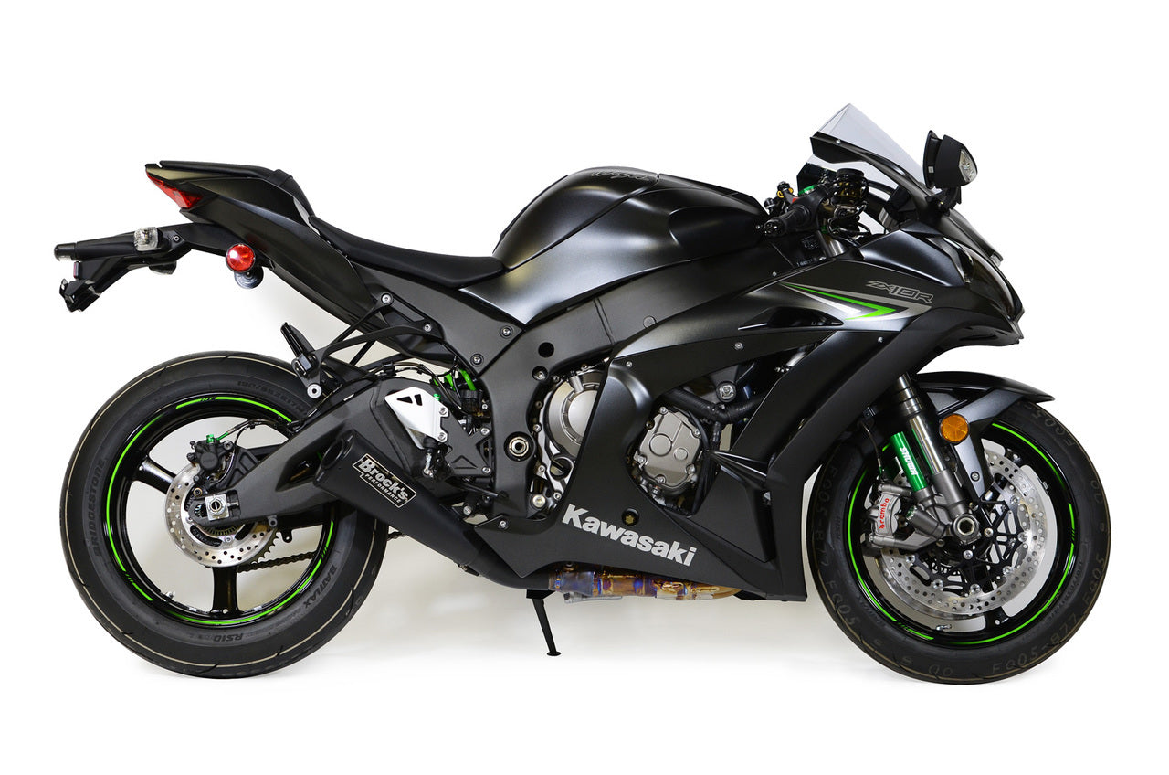Single Alien Head Slip-On (3/4 System) Black ZX-10R (16-20) - Brock's Performance