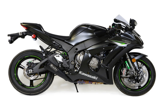 Single Alien Head Slip-On (3/4 System) Black ZX-10R (16-20) - Brock's Performance