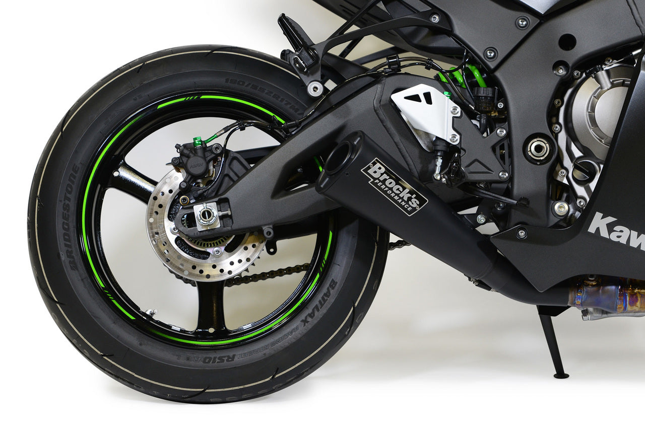 Single Alien Head Slip-On (3/4 System) Black ZX-10R (16-20) - Brock's Performance