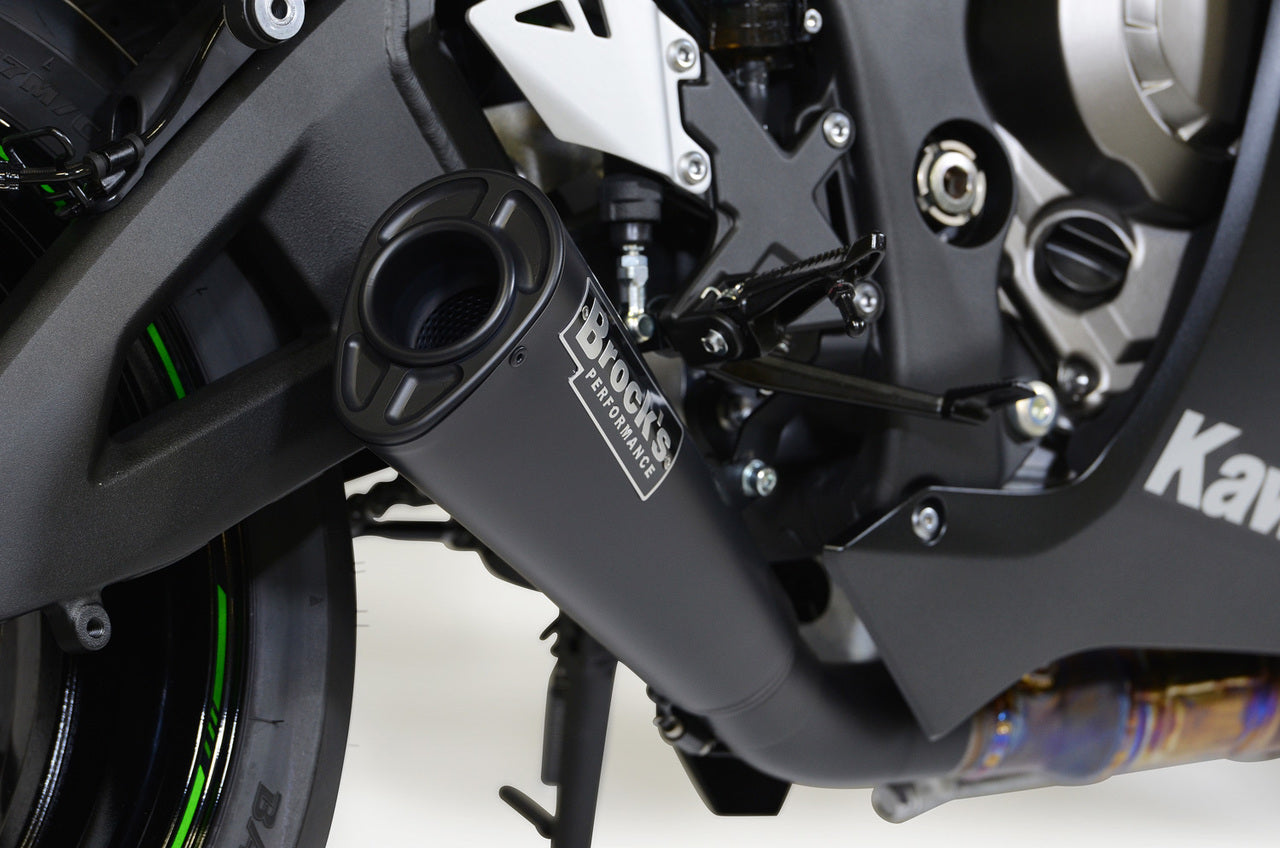 Single Alien Head Slip-On (3/4 System) Black ZX-10R (16-20) - Brock's Performance