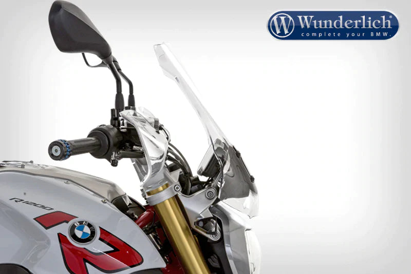 BMW R1200R Ergonomics - Touring Windscreen - Wunderlich