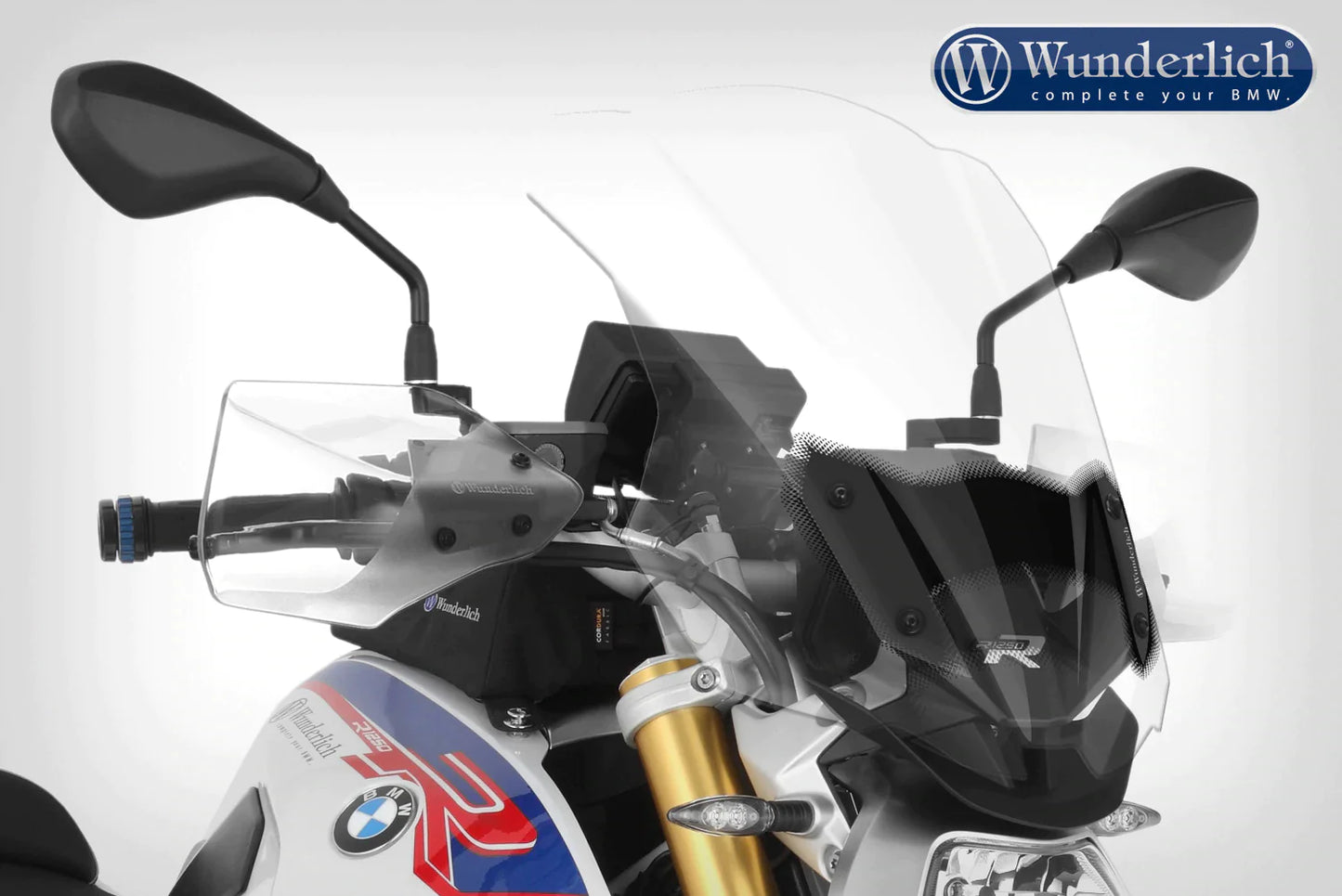 BMW R1250R Ergonomics - "Marathon" Windscreen - Wunderlich