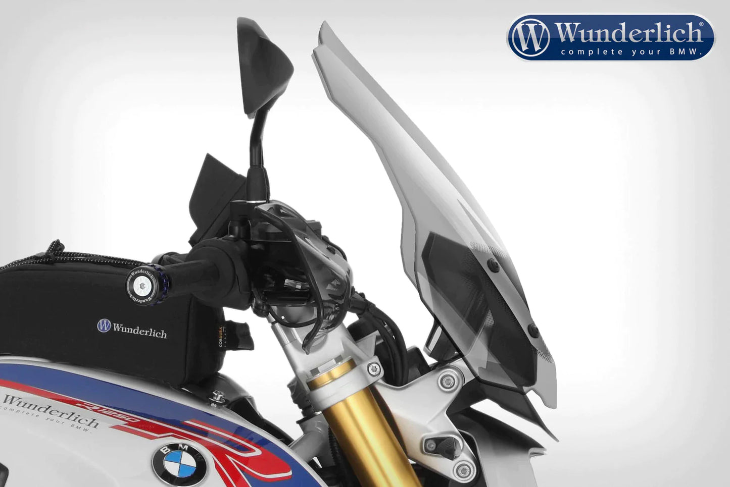 BMW R1250R Ergonomics - "Marathon" Windscreen - Wunderlich