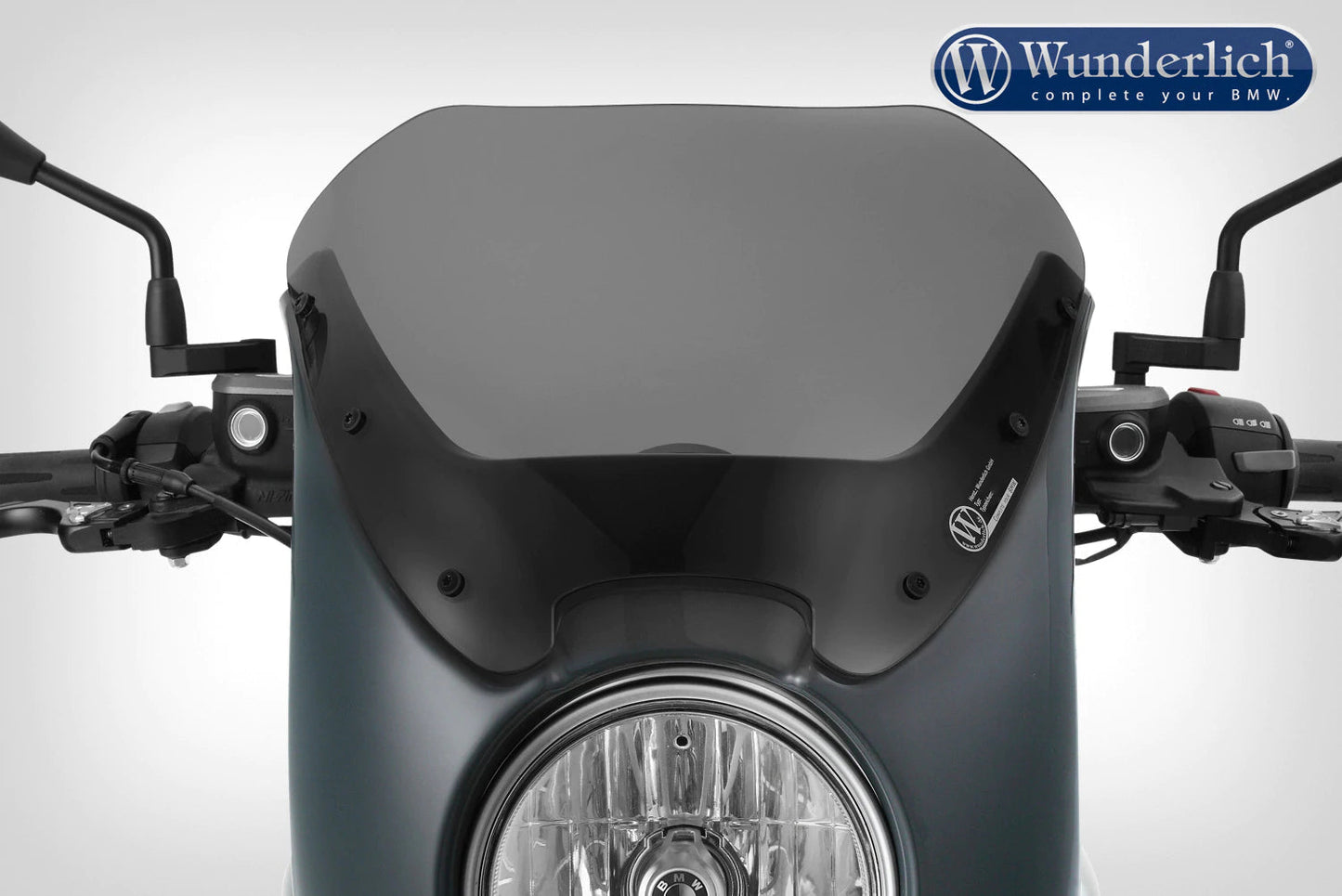 BMW R NineT Ergonomics - "Standard" Sports Screen - Wunderlich