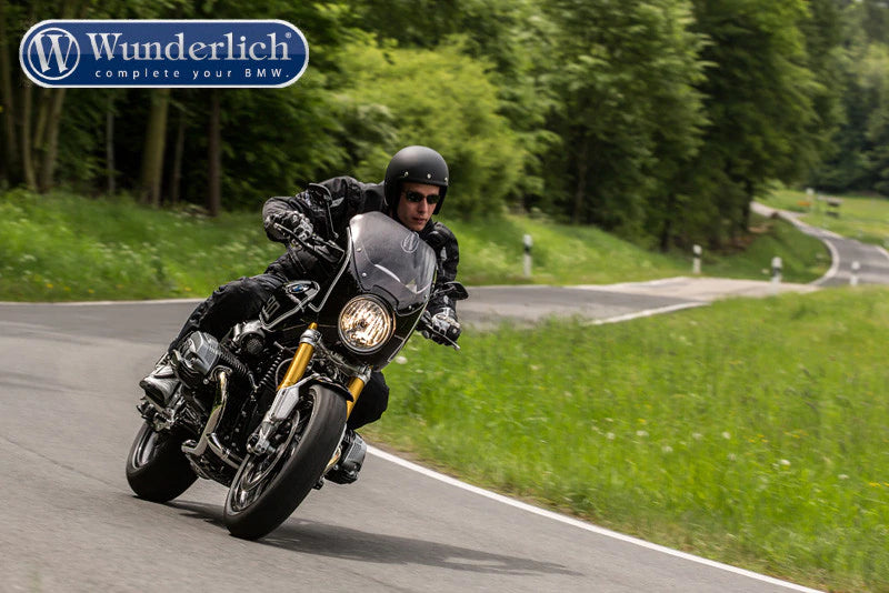BMW R NineT Ergonomics - "Standard" Sports Screen - Wunderlich