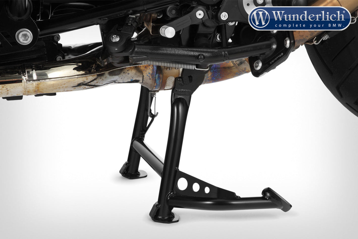 BMW R Nine T Ergonomics - Center Stand - Wunderlich