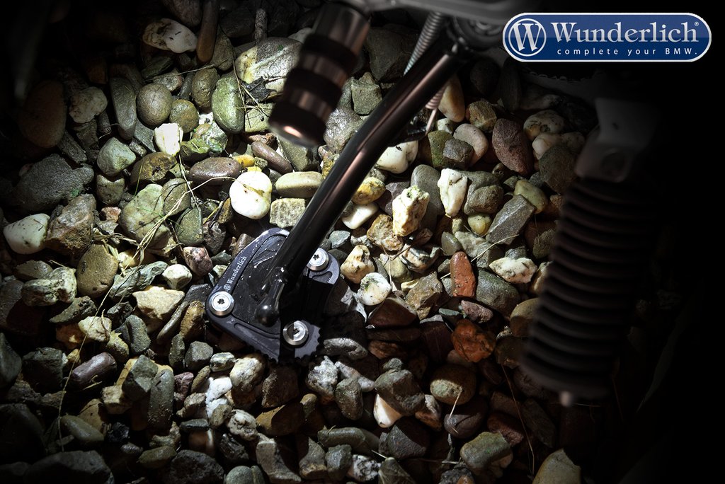 BMW R1200GS Ergonomics - Side Stand Illuminator - Wunderlich