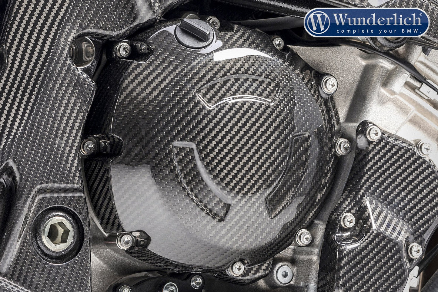 Carbon Clutch Cover for BMW S1000R/RR - Wunderlich
