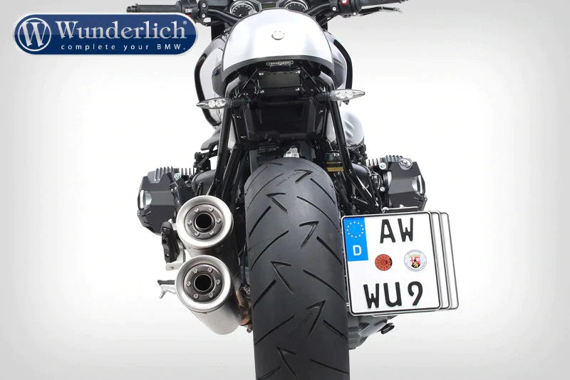 BMW RNineT Styling - Swingarm Number Plate Holder - Wunderlich