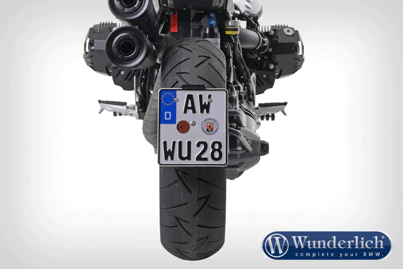 BMW RNineT Styling - Swingarm Number Plate Holder - Wunderlich