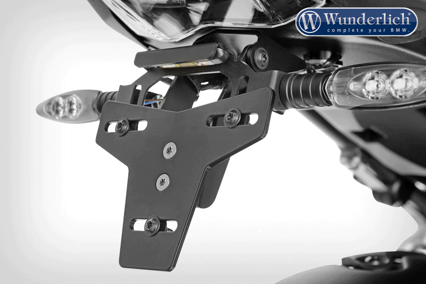 BMW R 1200/1250 R Ergonomics - "Sport" License Plate Holder - Wunderlich