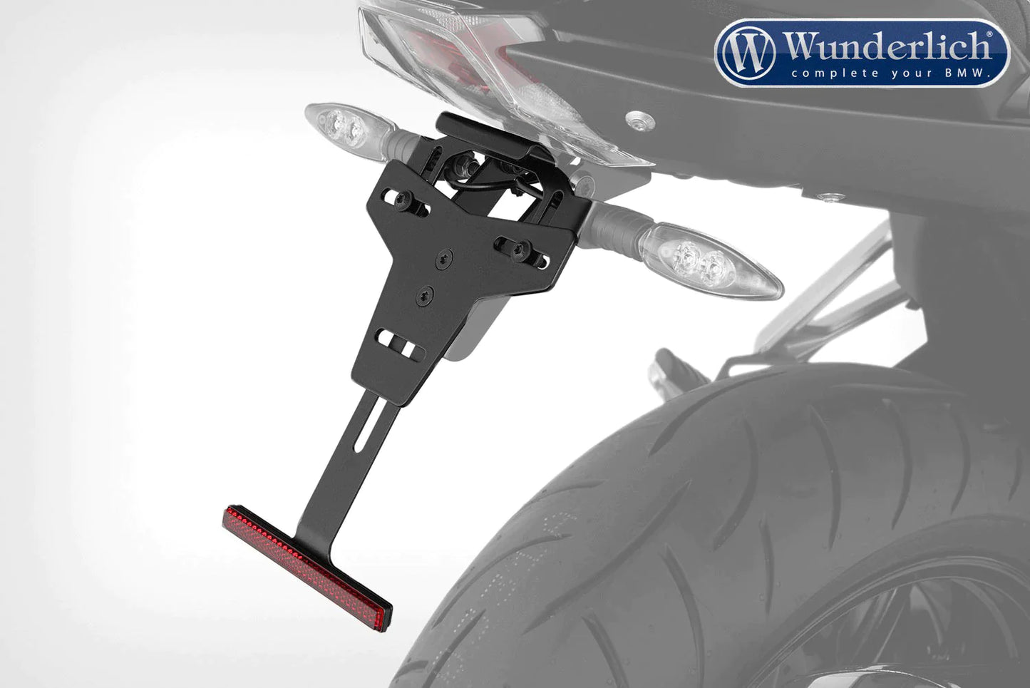 BMW R 1200/1250 R Ergonomics - "Sport" License Plate Holder - Wunderlich