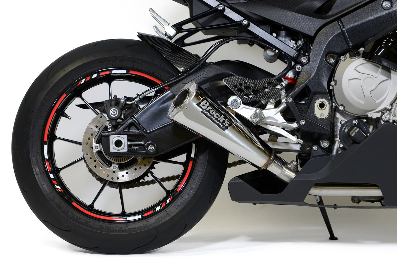 Alien Head 2 Full System 14" Muffler S1000RR (15-19) and S1000R (17-20) - Brock's Performance