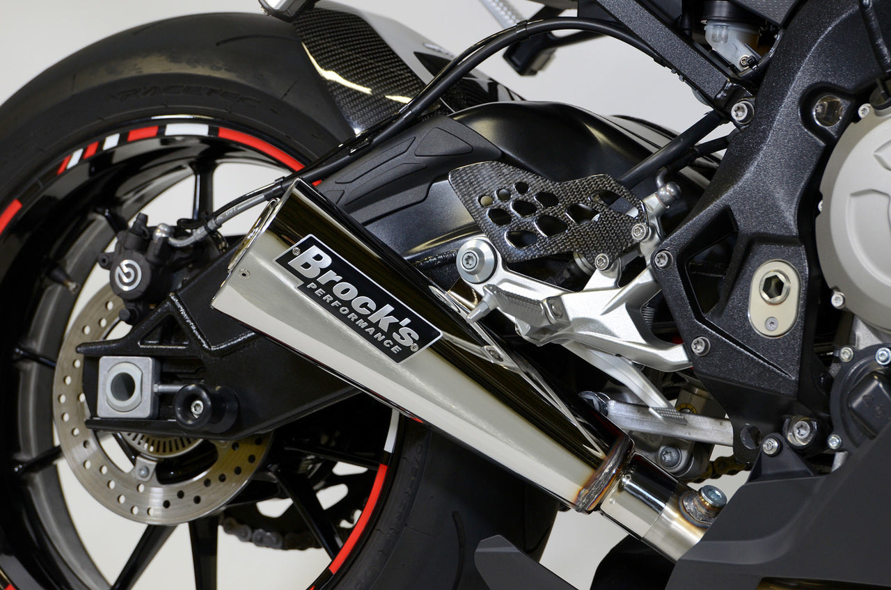 Alien Head 2 Full System 14" Muffler S1000RR (15-19) and S1000R (17-20) - Brock's Performance