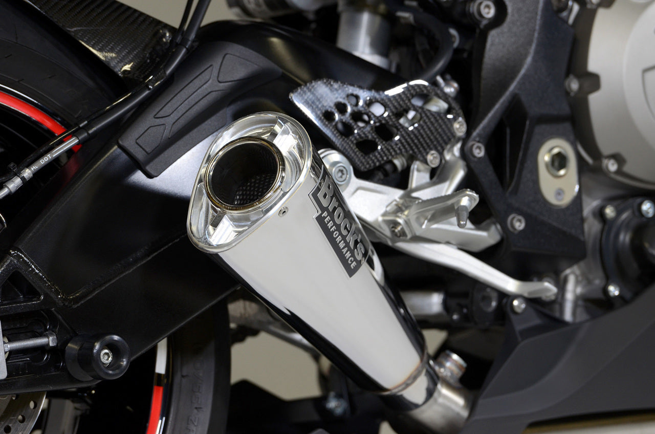 Alien Head 2 Full System 14" Muffler S1000RR (15-19) and S1000R (17-20) - Brock's Performance