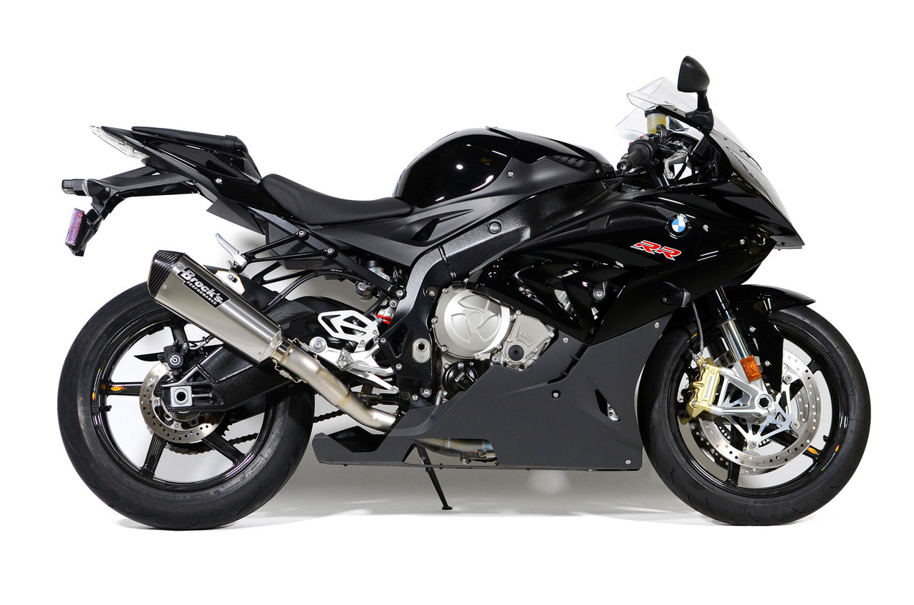 CT Single Full System w/ 16" QuietKore Muffler S1000RR (15-19) and S1000R (17-20) - Brock's Performance