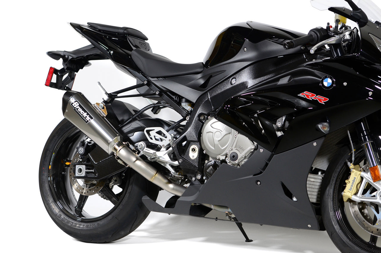 CT Single Full System w/ 16" QuietKore Muffler S1000RR (15-19) and S1000R (17-20) - Brock's Performance