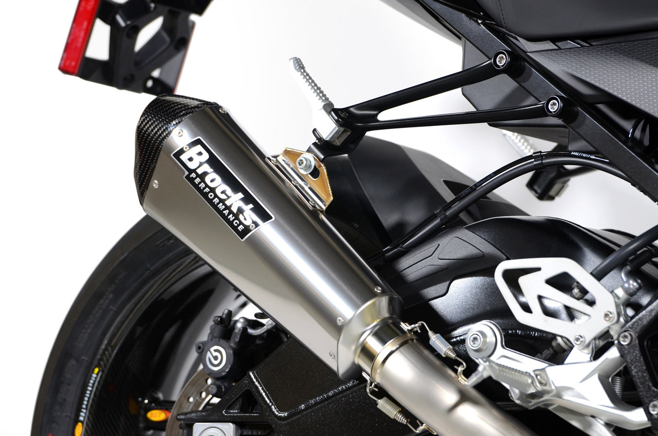 CT Single Full System w/ 16" Muffler S1000RR (15-19) and S1000R (17-20) - Brock's Performance