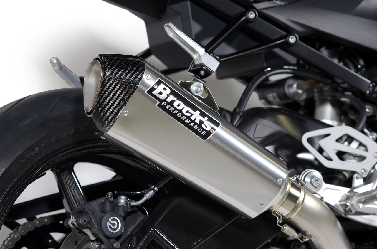 CT Single Full System w/ 16" Muffler S1000RR (15-19) and S1000R (17-20) - Brock's Performance