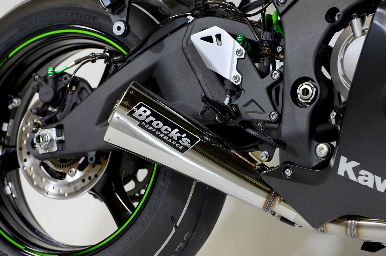 Alien Head 2 Full System 14" Muffler ZX-10R (16-20) - Brock's Performance
