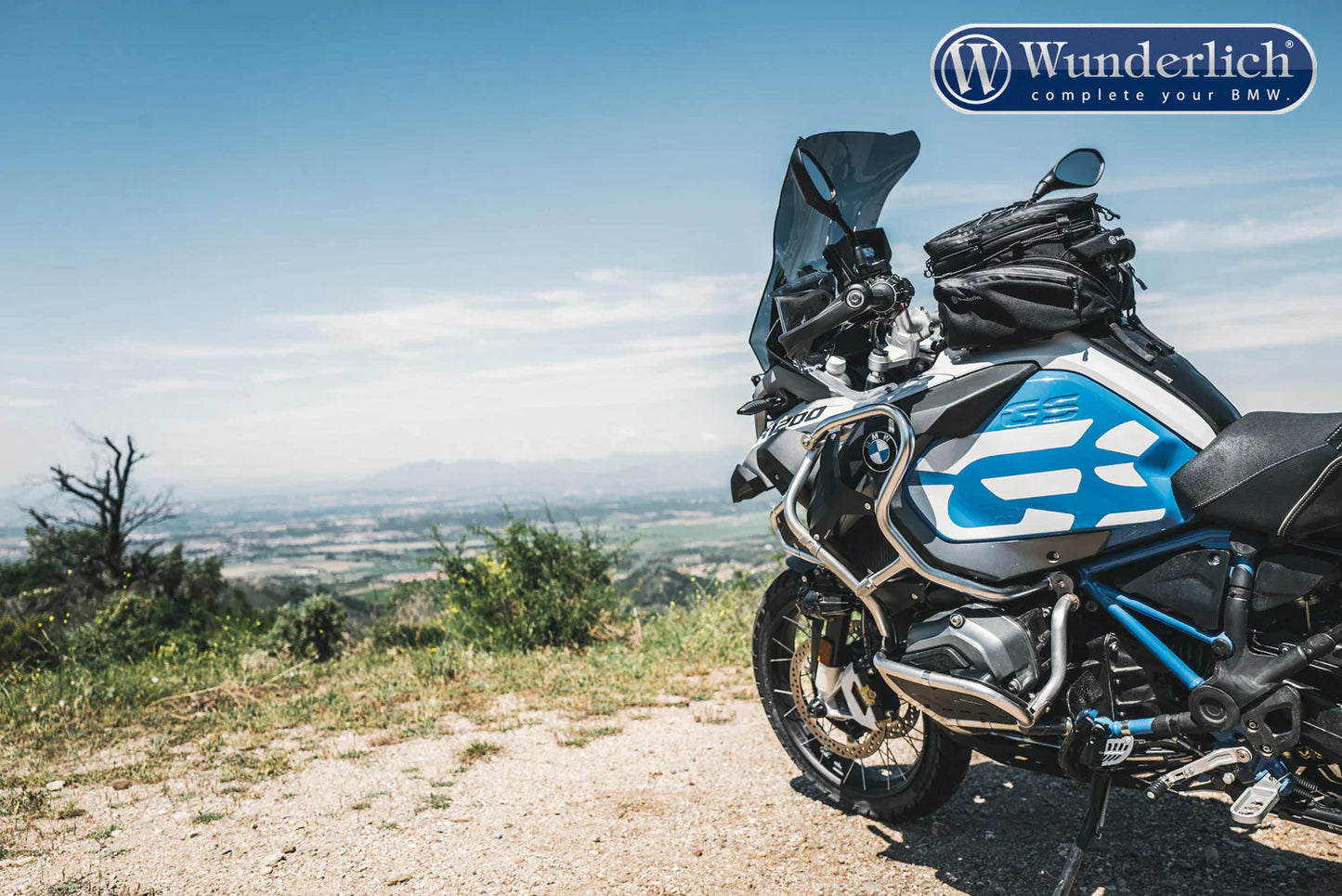 BMW R1200 GS LC Protection - Reinforcement Bar (for OEM Engine Bar) - Wunderlich