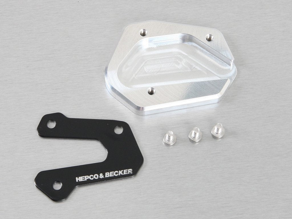Suzuki V-Strom 650 Ergonomics - Side Stand Enlargement - Hepco & Becker