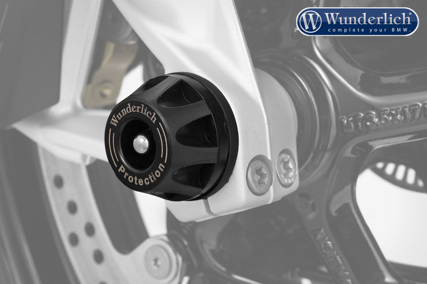 BMW S 1000 XR Protection - "DoubleShock" Axle Sliders - Wunderlich
