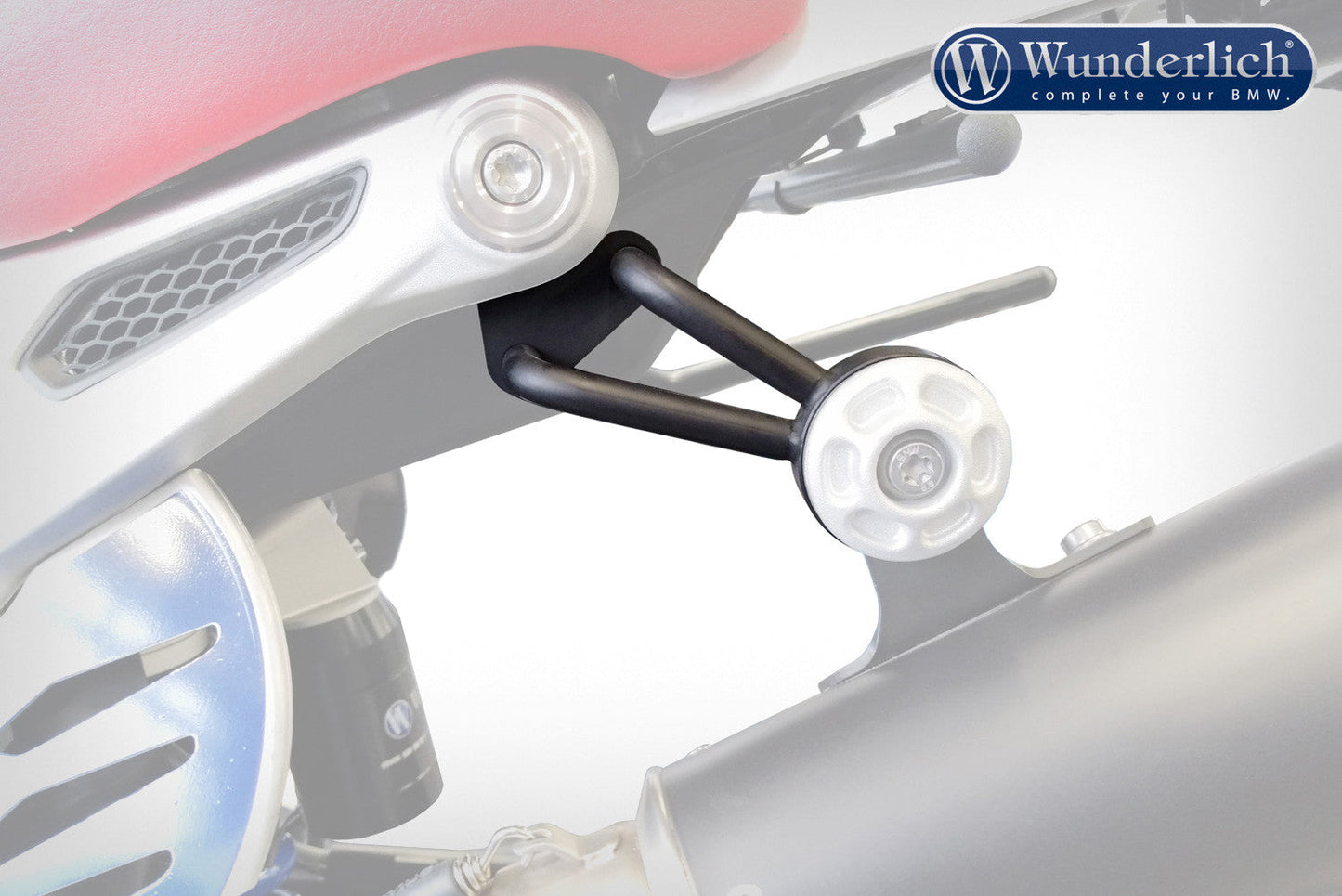 BMW R Nine T Protection - Exhaust-Pipe Holder - Wunderlich