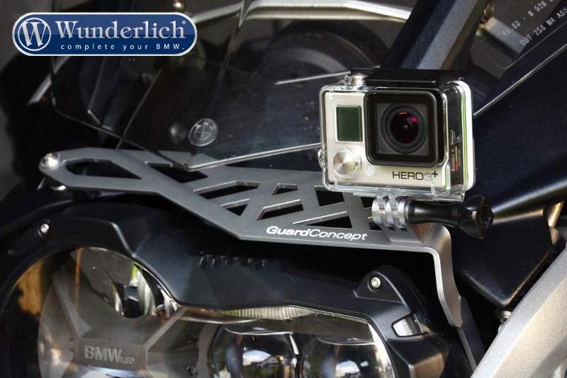 BMW R1200GS Accessories - Camera Mount (Above Headlight) - Wunderlich