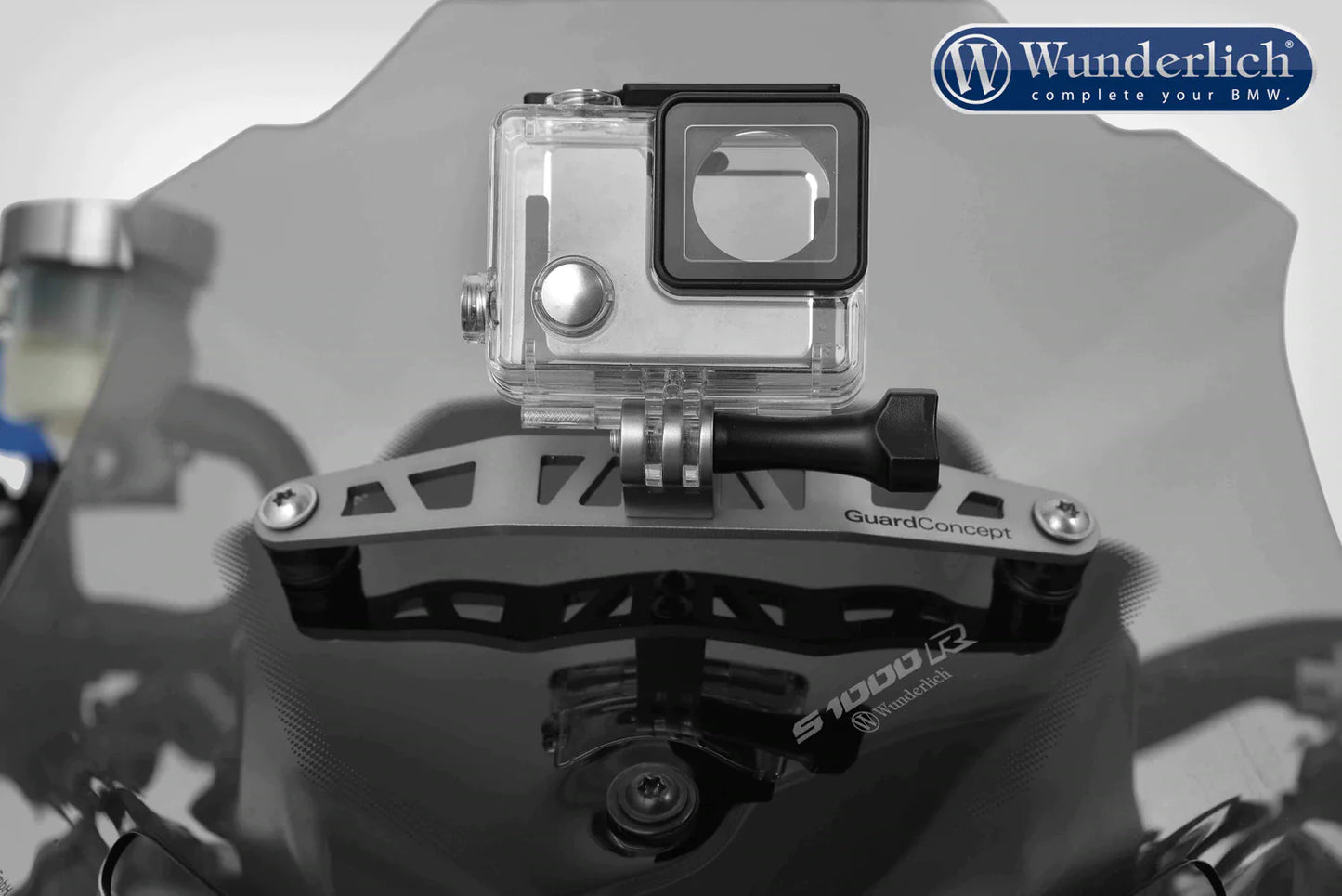 BMW S1000 RR Accessories - Camera Mount (Fits Indicators) - Wunderlich