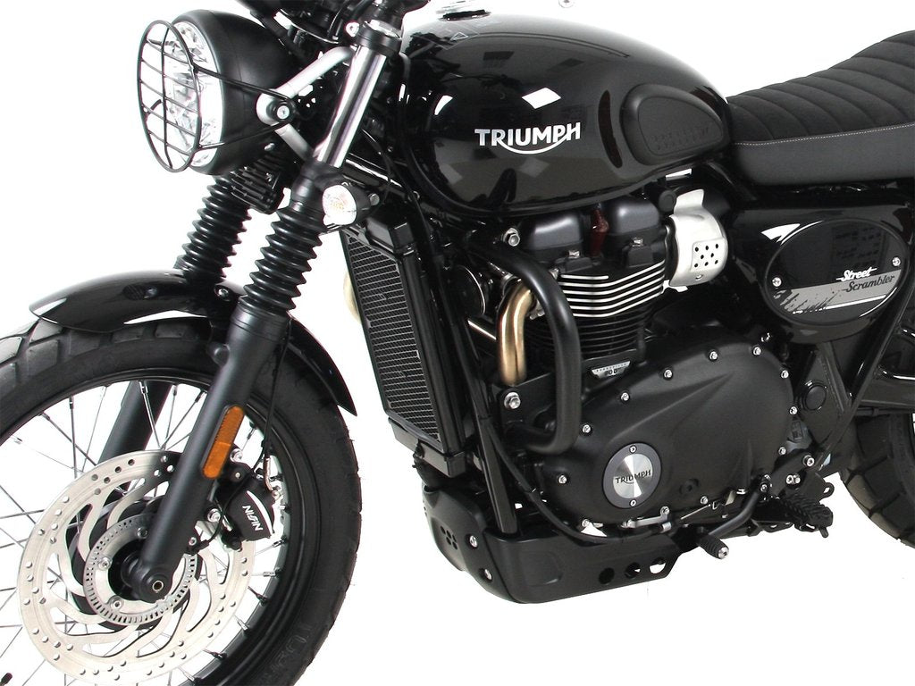 Triumph Street Scrambler (2017+) - Engine Crash Guard - Black - Hepco & Becker