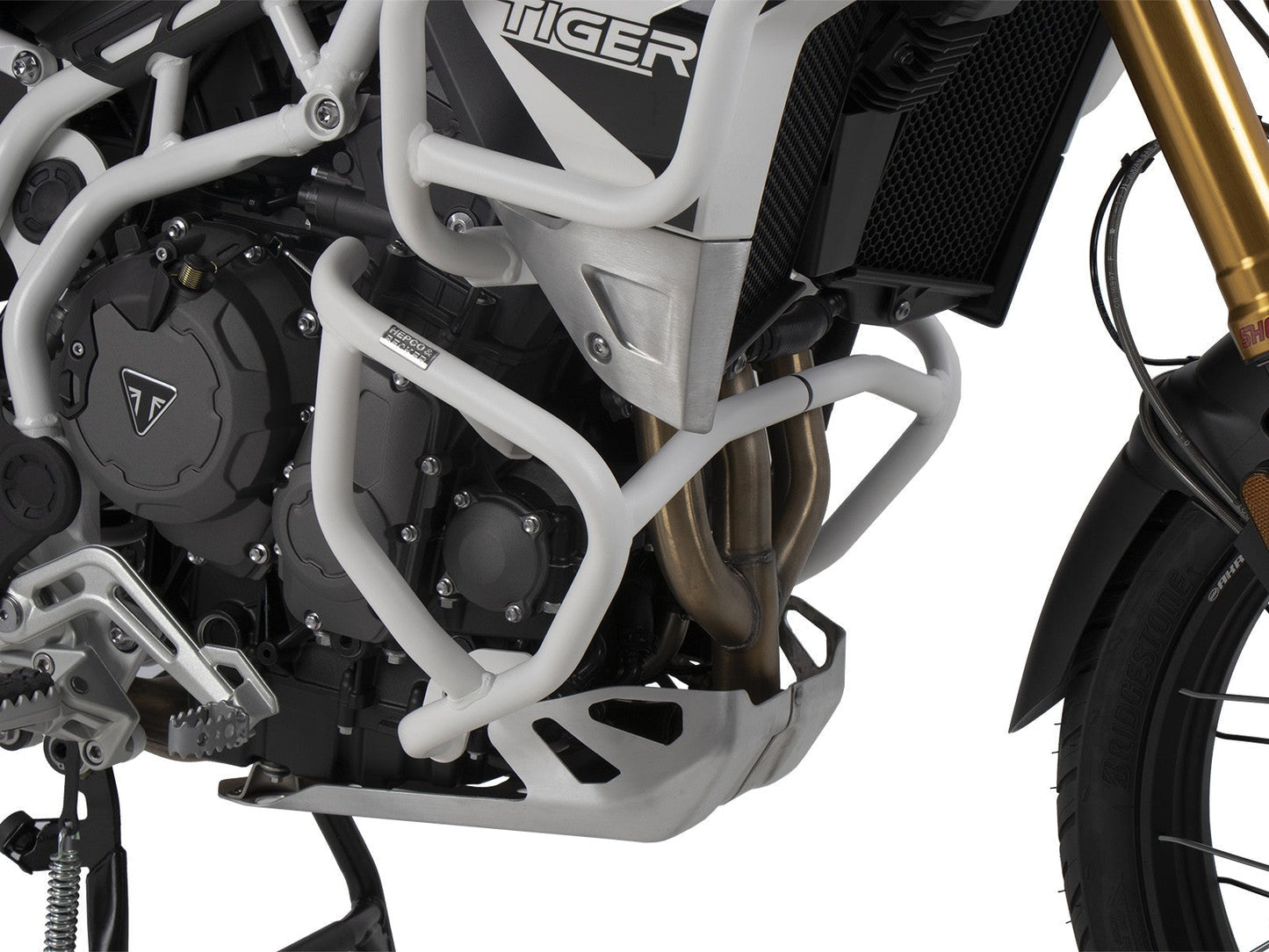 Triumph Tiger 850/900 Protection - Engine Crash Guard - Hepco and Becker