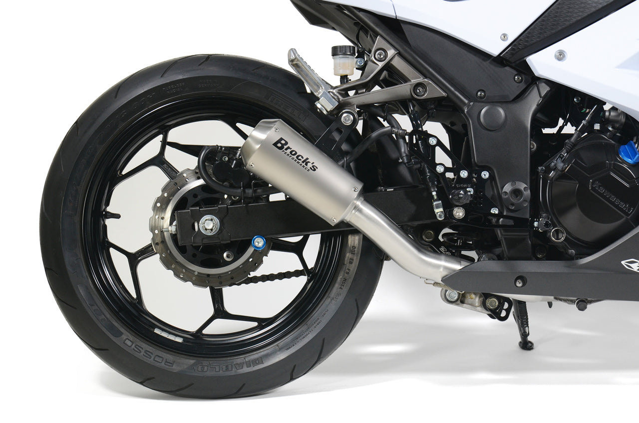 VZ9 Veloce Full System with Titanium Muffler Ninja 300 (13-17) - Brock's Performance