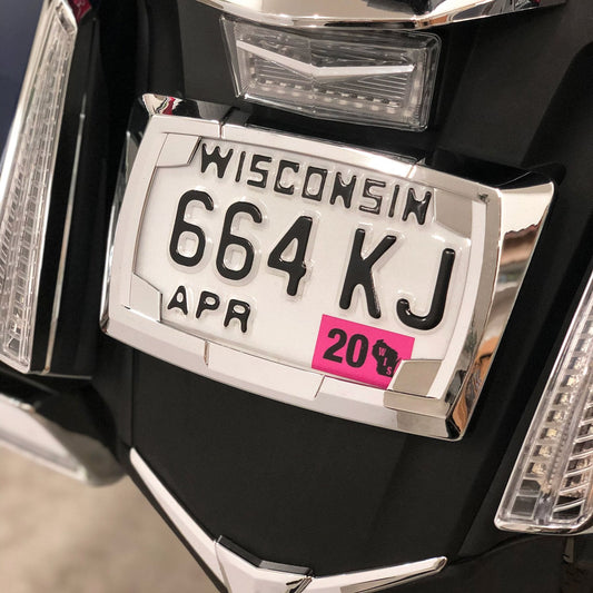 License Plate Frame - Honda Goldwing - Ciro Goldstrike
