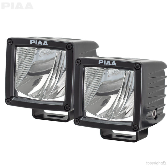 PIAA RF3 Cube White LED Driving Beam Kit - Bike 'N' Biker