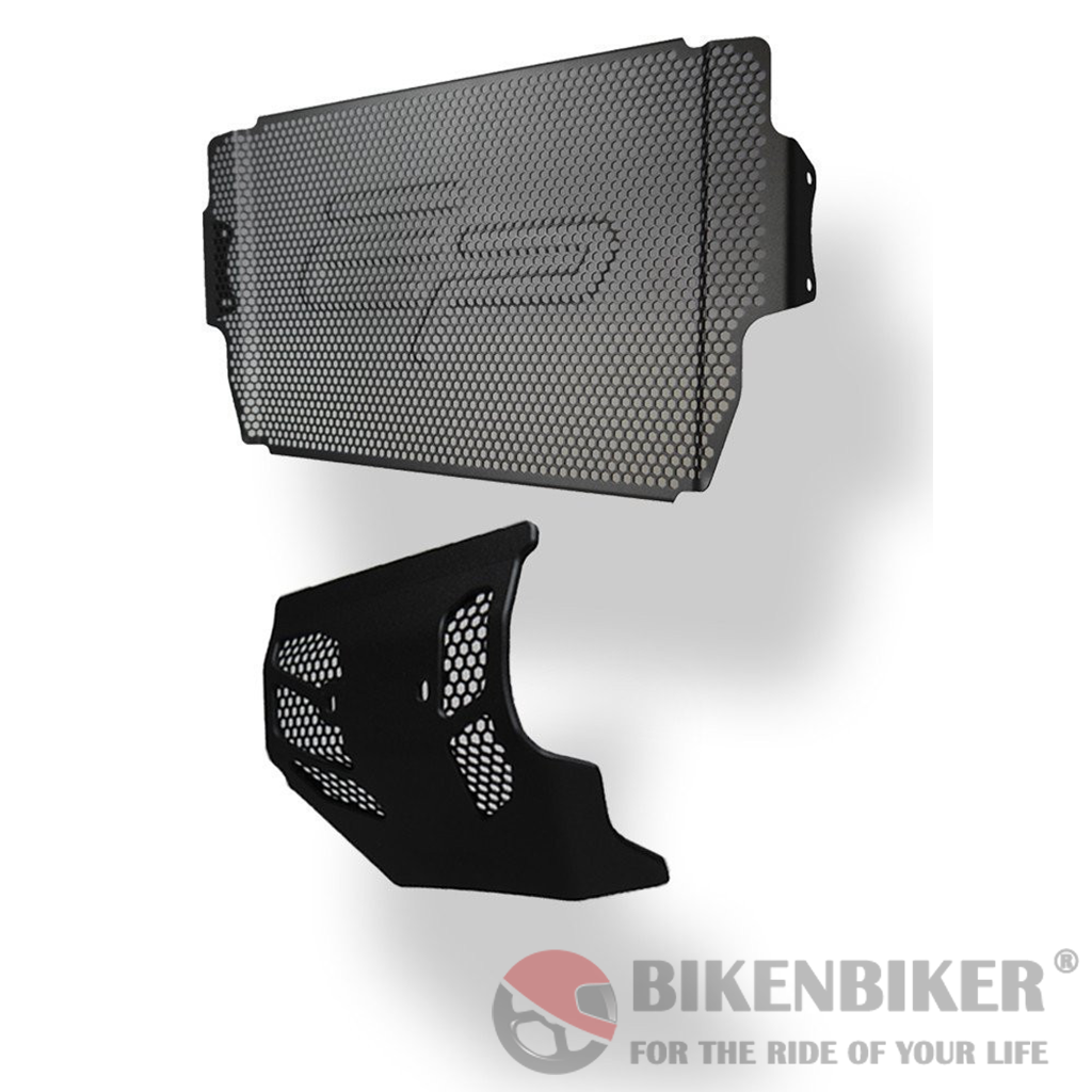 Ducati Multistrada 1200 Enduro Radiator and Engine Guard Set (2016+) - Evotech Performance
