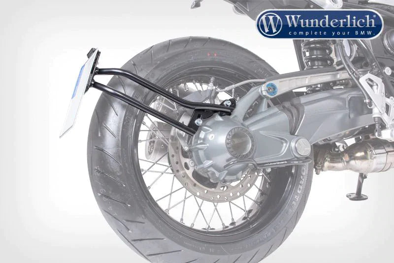 BMW RNineT Styling - Swingarm Number Plate Holder - Wunderlich