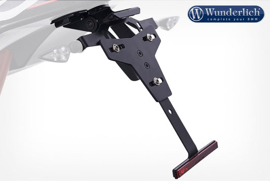 BMW R1200R Racing Ergonomics - License Plate Holder for Super Light Tail - Wunderlich