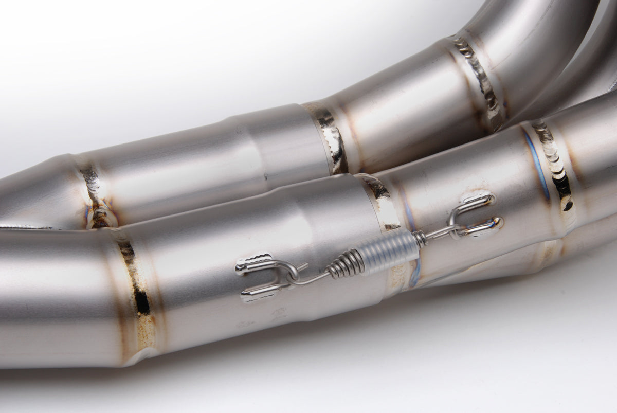 CT Dual Full System w/ 16'' QuietKore Muffler Hayabusa (08-20) - Brock's Performance